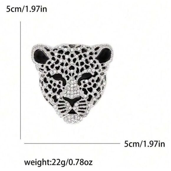 Leopard Brooch - Picture 2 of 6